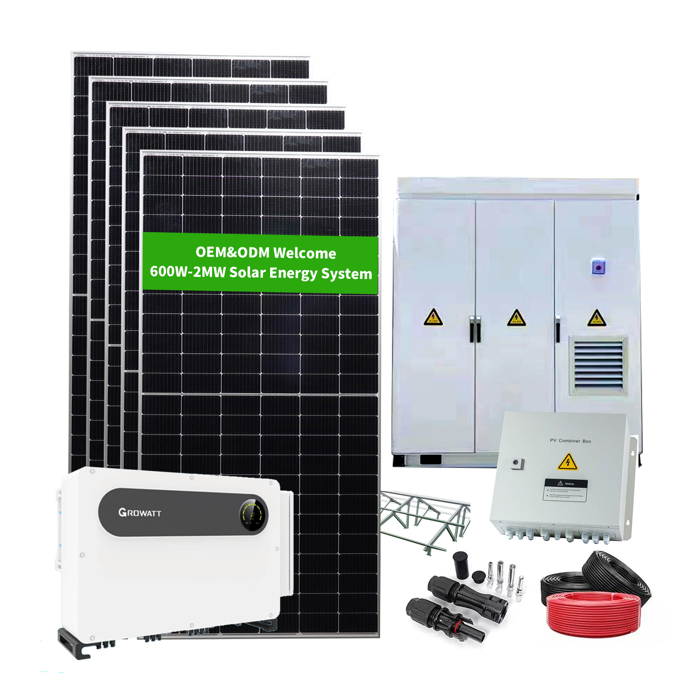 40KVA Solar Power System 40KW Solar Energy System Uninterruptible Power Supply 30KW Off The Grid Solar System