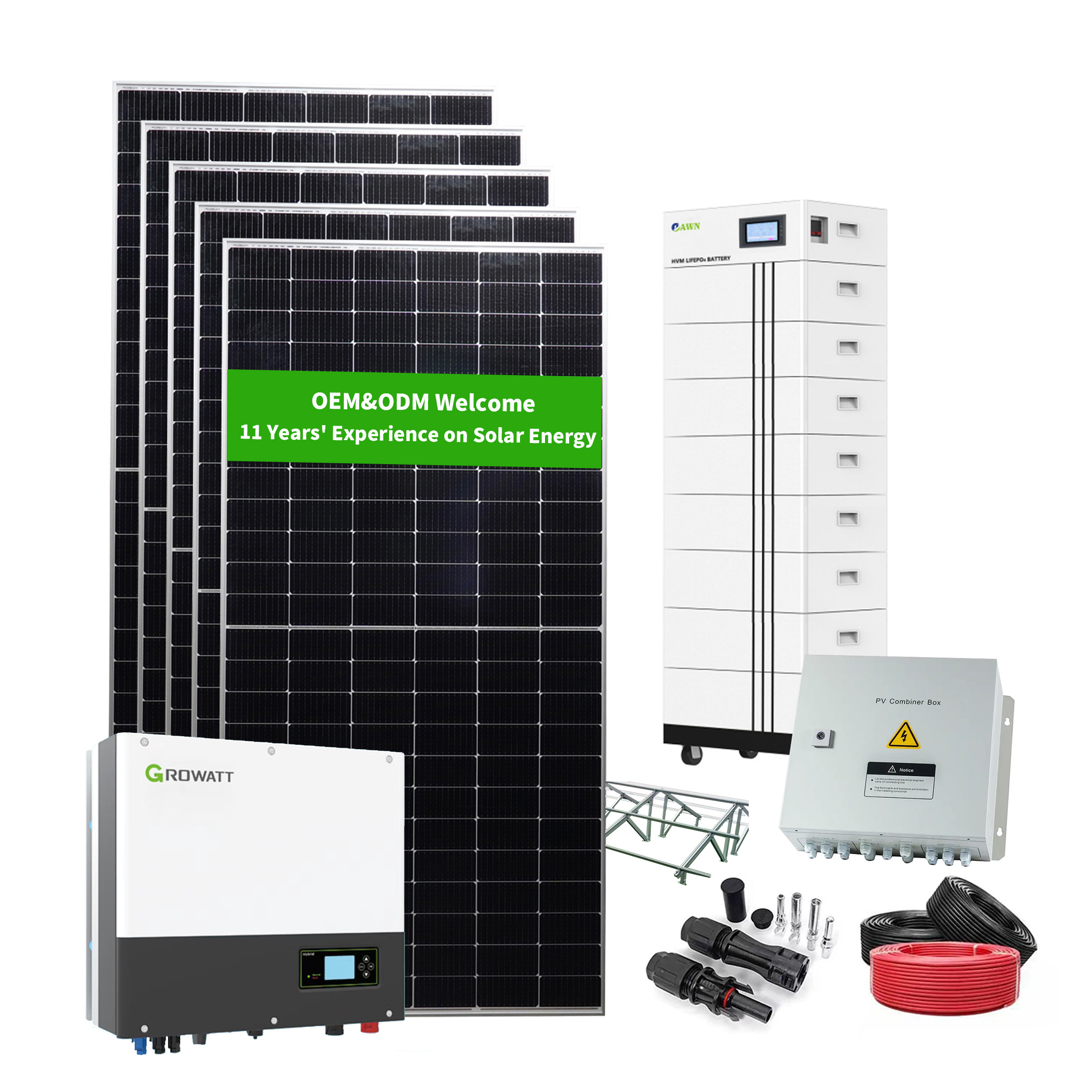 40KVA Solar Power System 40KW Solar Energy System Uninterruptible Power Supply 30KW Off The Grid Solar System