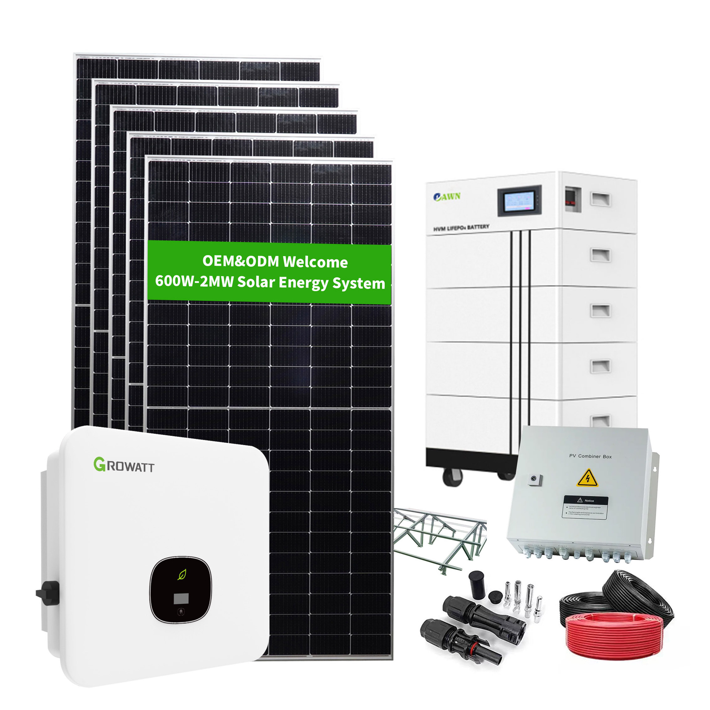 1KW 3KW 5KW 10KW 15KW 20KW 25KW 30KW Hybrid Kits Complete Home Solar Power System Powerstation Solar Fan with Solar Panel