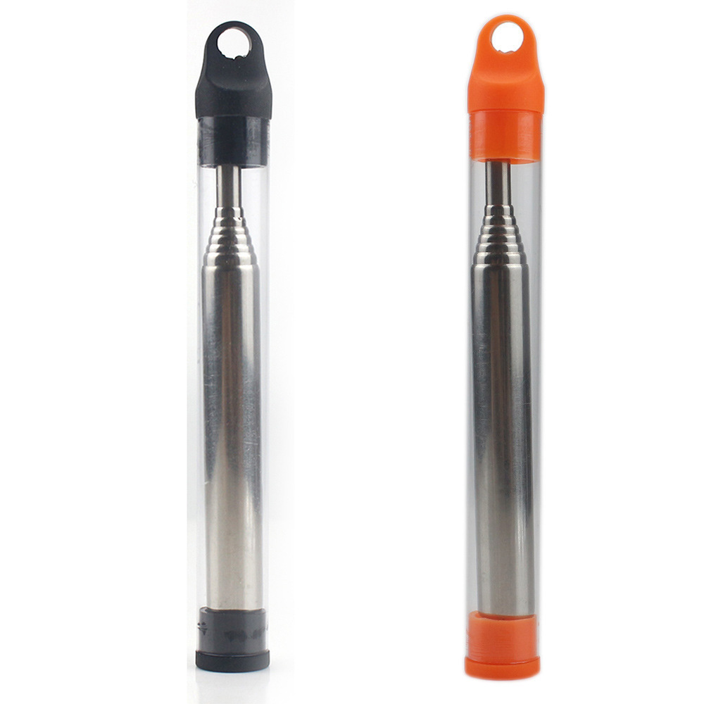 Outdoor camping fire tools - Convenient stainless steel retractable fire rod and fire tube