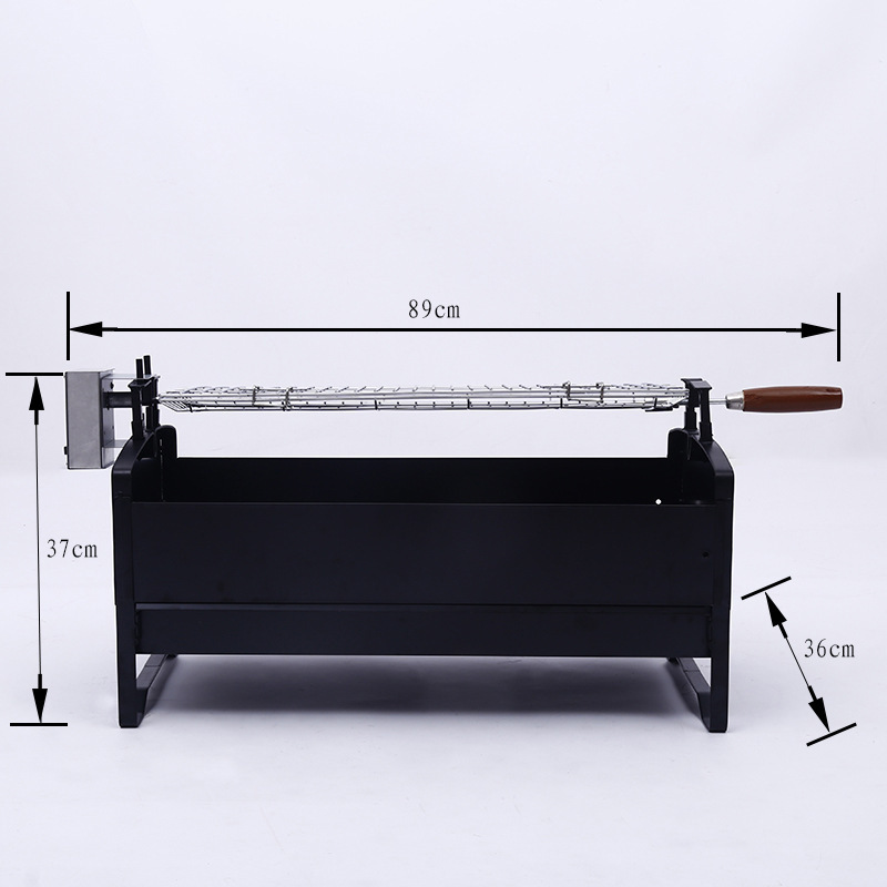 Camping Portable BBQ Rotating Barbecue Grill