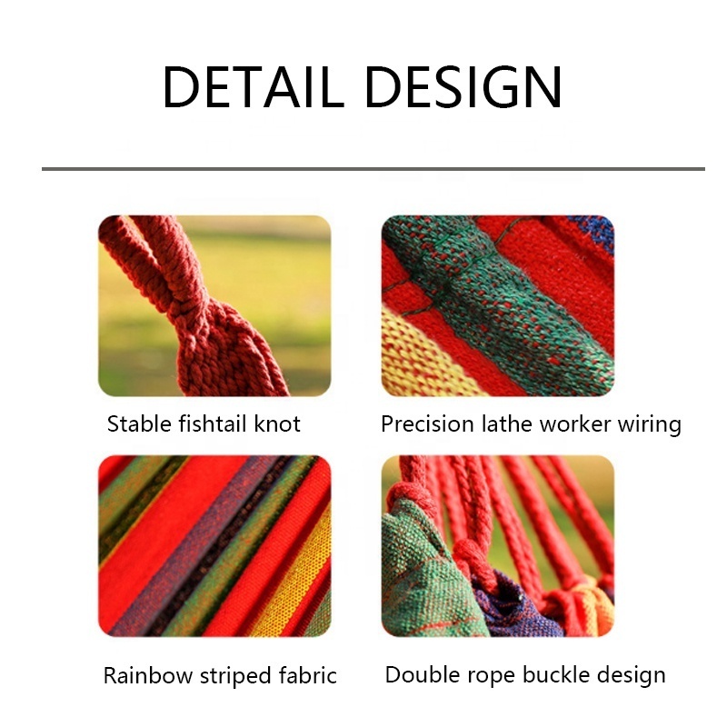 DYS OEM ODM Low Factory Price Lightweight Portable Hammocks Tree Strap For Outdoor Camping swing