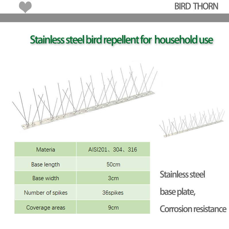 Bird Stab And Bird Guard Stainless Steel Bird Stab Scarer Repeller Repeller Pigeon