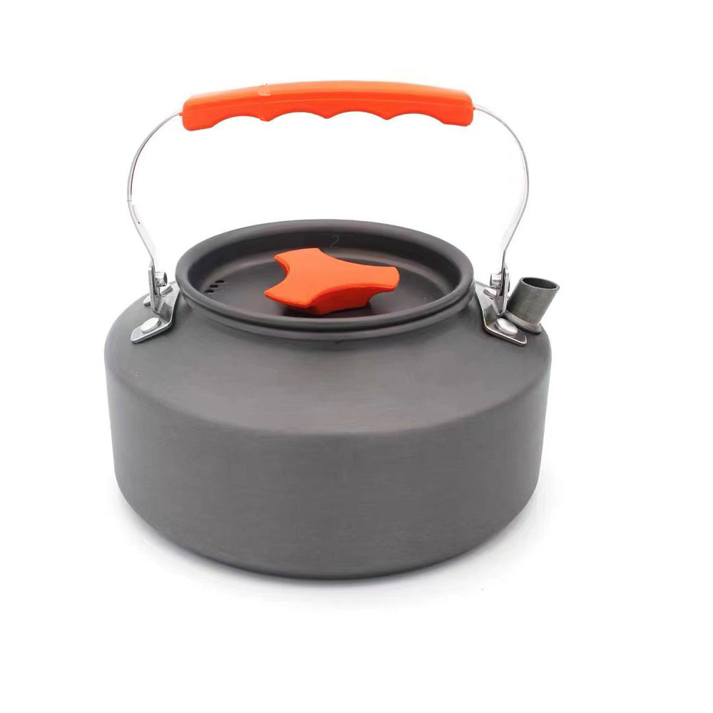 DYSC Outdoor Cookware Set Tea Making Special Camping Cooker Portable Open Fire Boiling Water Picnic Teapot Camping Kettle