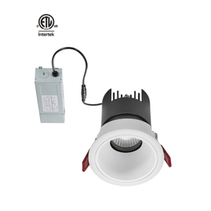 Warm Series down lights 12w 4 inch recessed led downlight white silver restaurant corridor  down light indoor