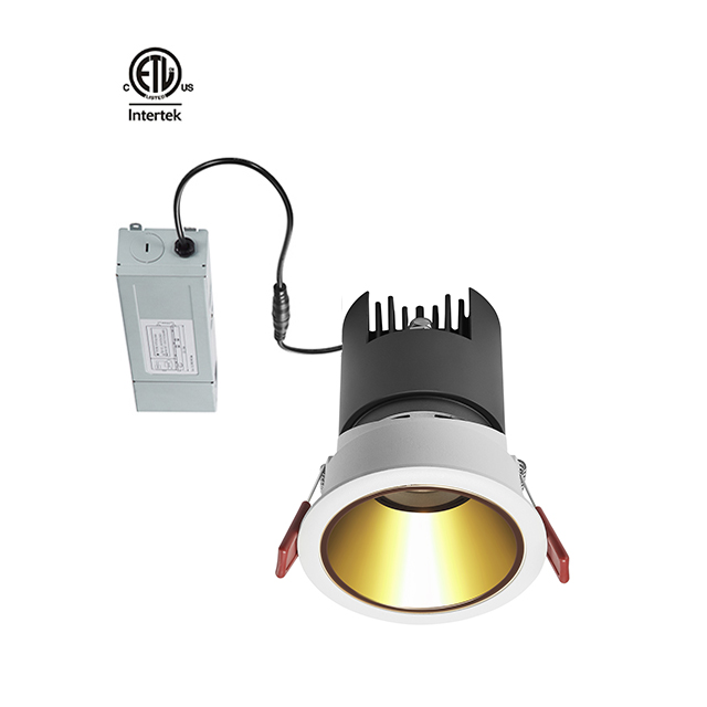 Warm Series down lights 12w 4 inch recessed led downlight white silver restaurant corridor  down light indoor