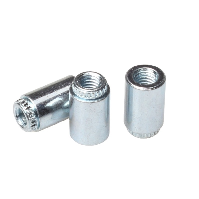 KFE-M3/440/632 knurled Splined stud Press-Fit carbon steel Galva captive Unthreaded Spacer Self Broaching Standoffs for PC board