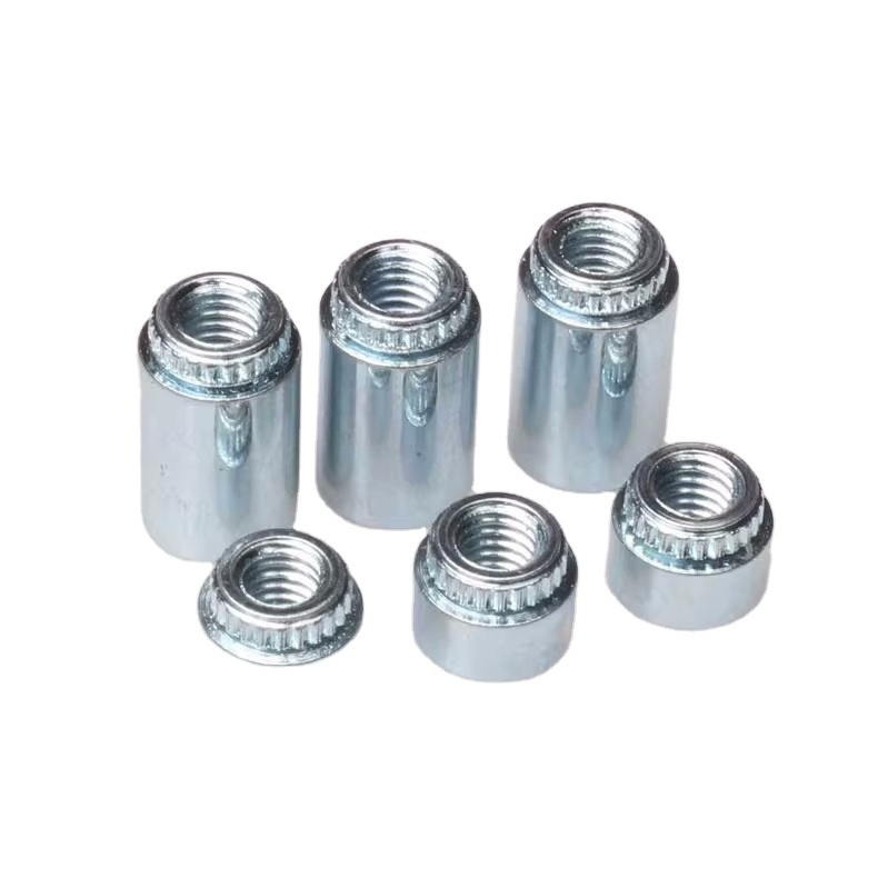 KFE-M3/440/632 knurled Splined stud Press-Fit carbon steel Galva captive Unthreaded Spacer Self Broaching Standoffs for PC board