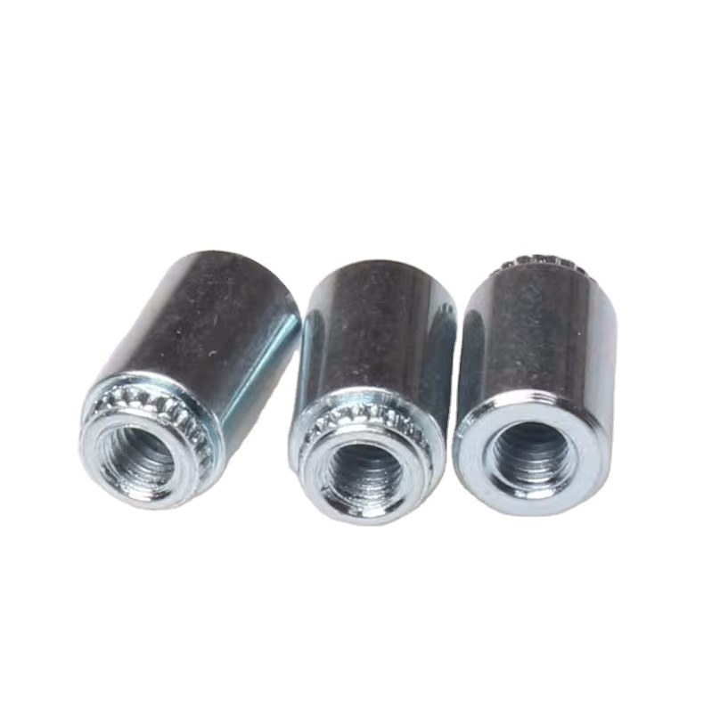 KFE-M3/440/632 knurled Splined stud Press-Fit carbon steel Galva captive Unthreaded Spacer Self Broaching Standoffs for PC board