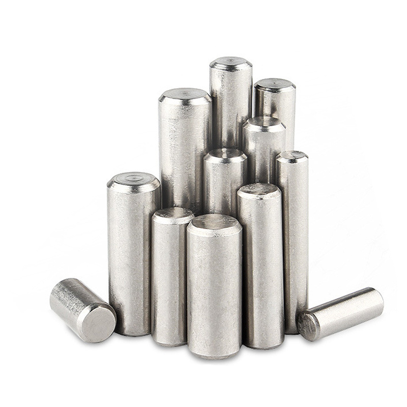 precision stainless steel Locating Pin hardness Cylindrical stepped threaded dowel pin M1M1.5M2M3M4M5M6M8M10M12