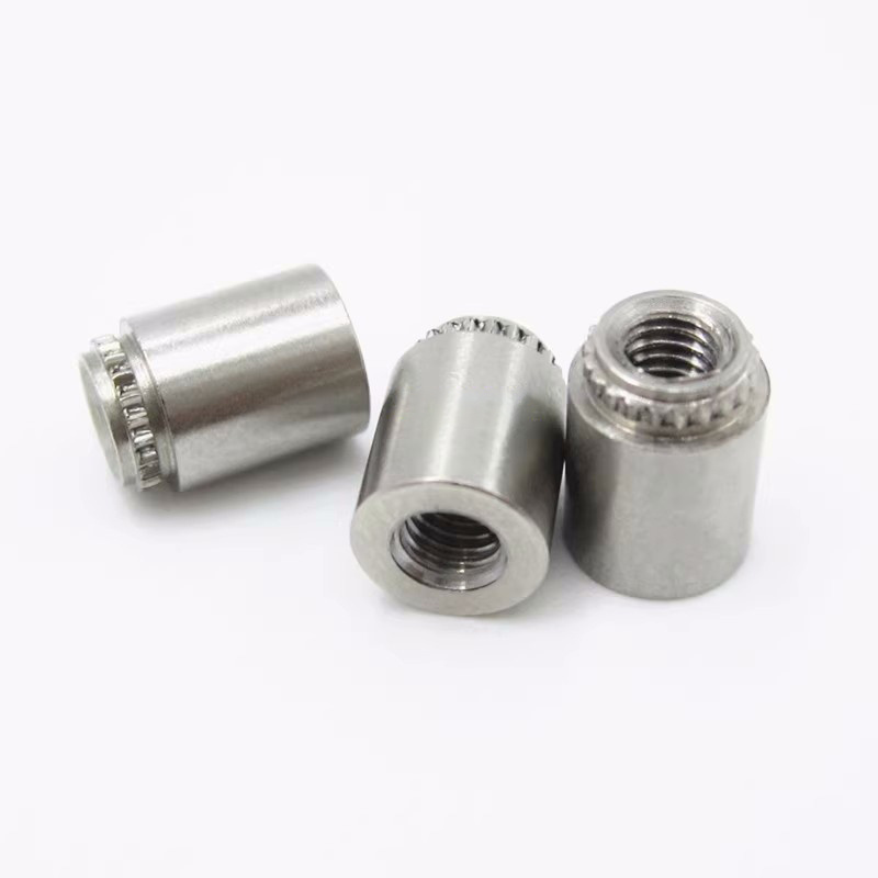 KFSE-4.2 M3 3.6 440 632 knurled Splined stud Press-Fit captive Spacer Self Broaching Standoffs Unthreaded Spacer for PCB board