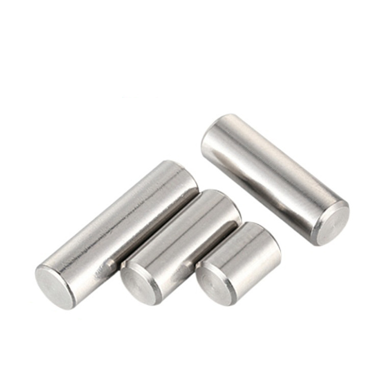 precision stainless steel Locating Pin hardness Cylindrical stepped threaded dowel pin M1M1.5M2M3M4M5M6M8M10M12