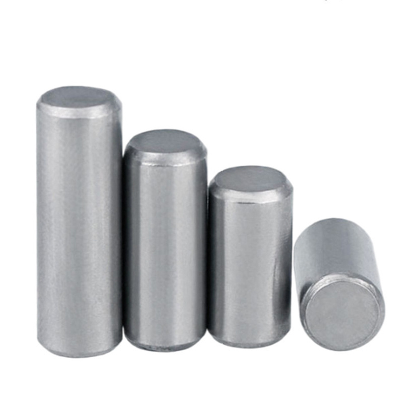 precision stainless steel Locating Pin hardness Cylindrical stepped threaded dowel pin M1M1.5M2M3M4M5M6M8M10M12