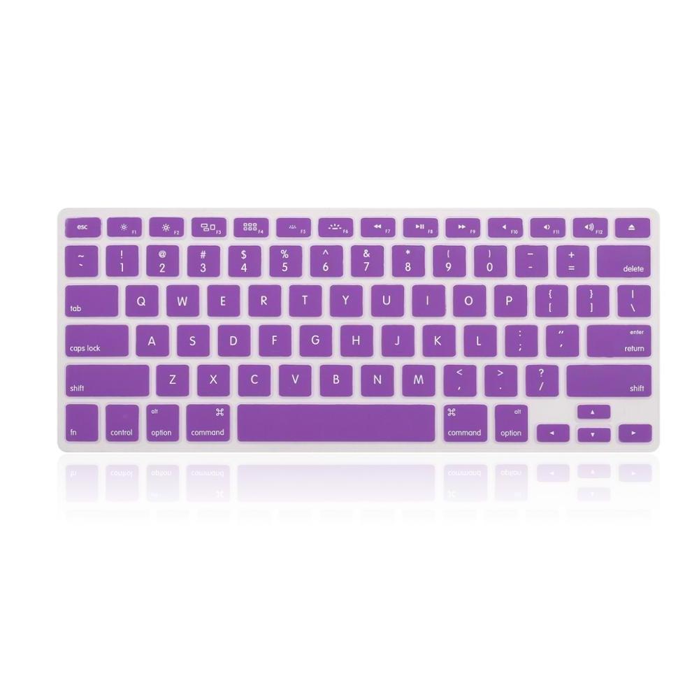 Laptop Keyboard Protector Dust Keyboard Cover for Macbook Protect Computer Keyboard Silicone English CN;GUA 0.3mm Stock 2pcs 50g