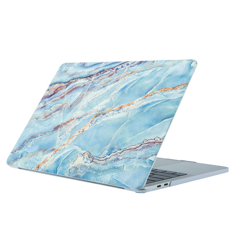 2022 Original custom fancy plastic marble 3d printed hard shell laptop cover for macbook air/pro case