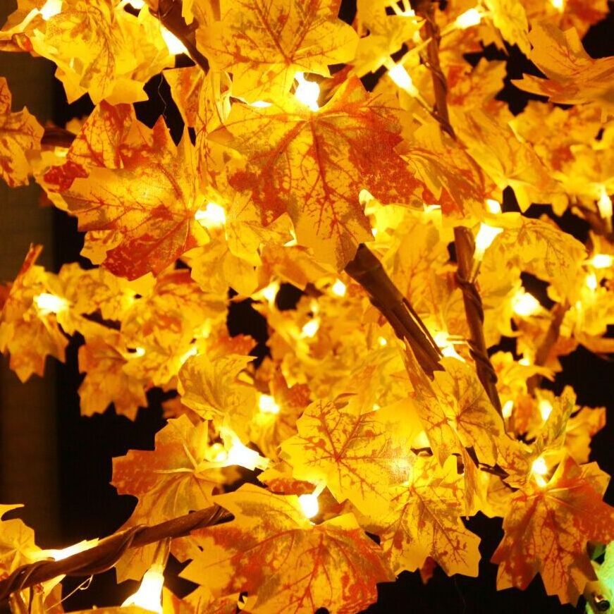 Outdoor led garden lights luminous holiday decorative maple tree