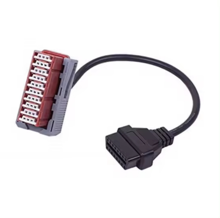 Wholesale Black Peugeot Citroen 30-Pin Cable OBD2 II Connector Adapter Lexia 30Pin OBD2 diagnostic Connecting Cable