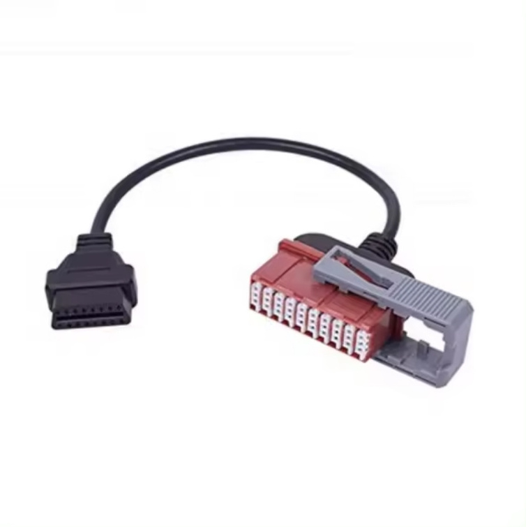 Wholesale Black Peugeot Citroen 30-Pin Cable OBD2 II Connector Adapter Lexia 30Pin OBD2 diagnostic Connecting Cable