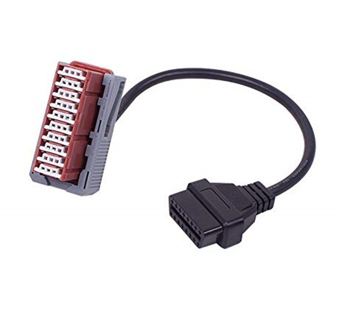 Wholesale Black Peugeot Citroen 30-Pin Cable OBD2 II Connector Adapter Lexia 30Pin OBD2 diagnostic Connecting Cable