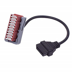 Wholesale Black Peugeot Citroen 30-Pin Cable OBD2 II Connector Adapter Lexia 30Pin OBD2 diagnostic Connecting Cable