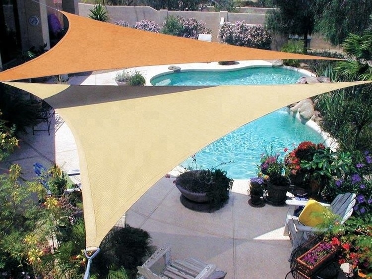 Sun Shade Sail Triangle Awning Fabric Patio Outdoor Canopy Cover/sun sail shade