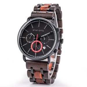 DODO DEER Wooden Chronograph Handcraft Watches Men Wood Watch Stainless Steel Manufacturer Movement Luxury Fashion China Sport