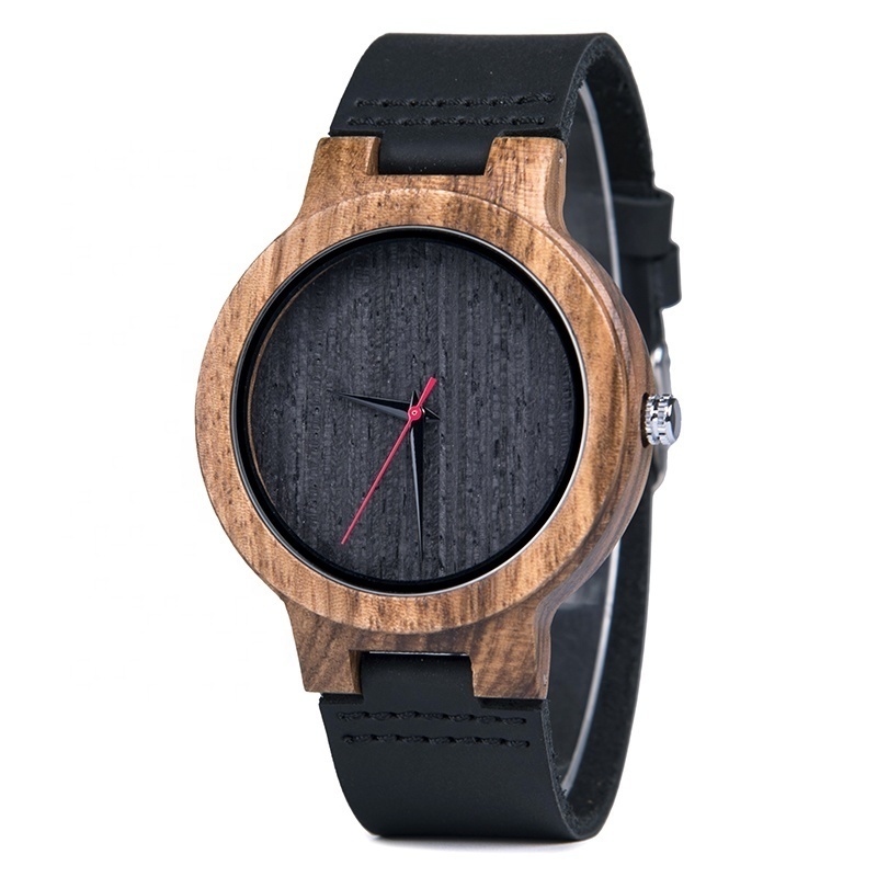 DODO DEER Watches Case Mens Crazy Watch Men Wristwatch Promotional Wooden OEM Wood with 2035 Japan Movement Soft Leather 2019