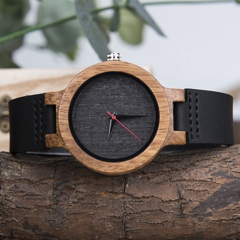 DODO DEER Watches Case Mens Crazy Watch Men Wristwatch Promotional Wooden OEM Wood with 2035 Japan Movement Soft Leather 2019