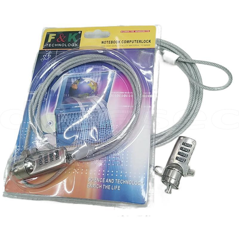 Newly 1.8M Combination Laptop Lock Anti-theft cable computer laptop key lock with 4 digits