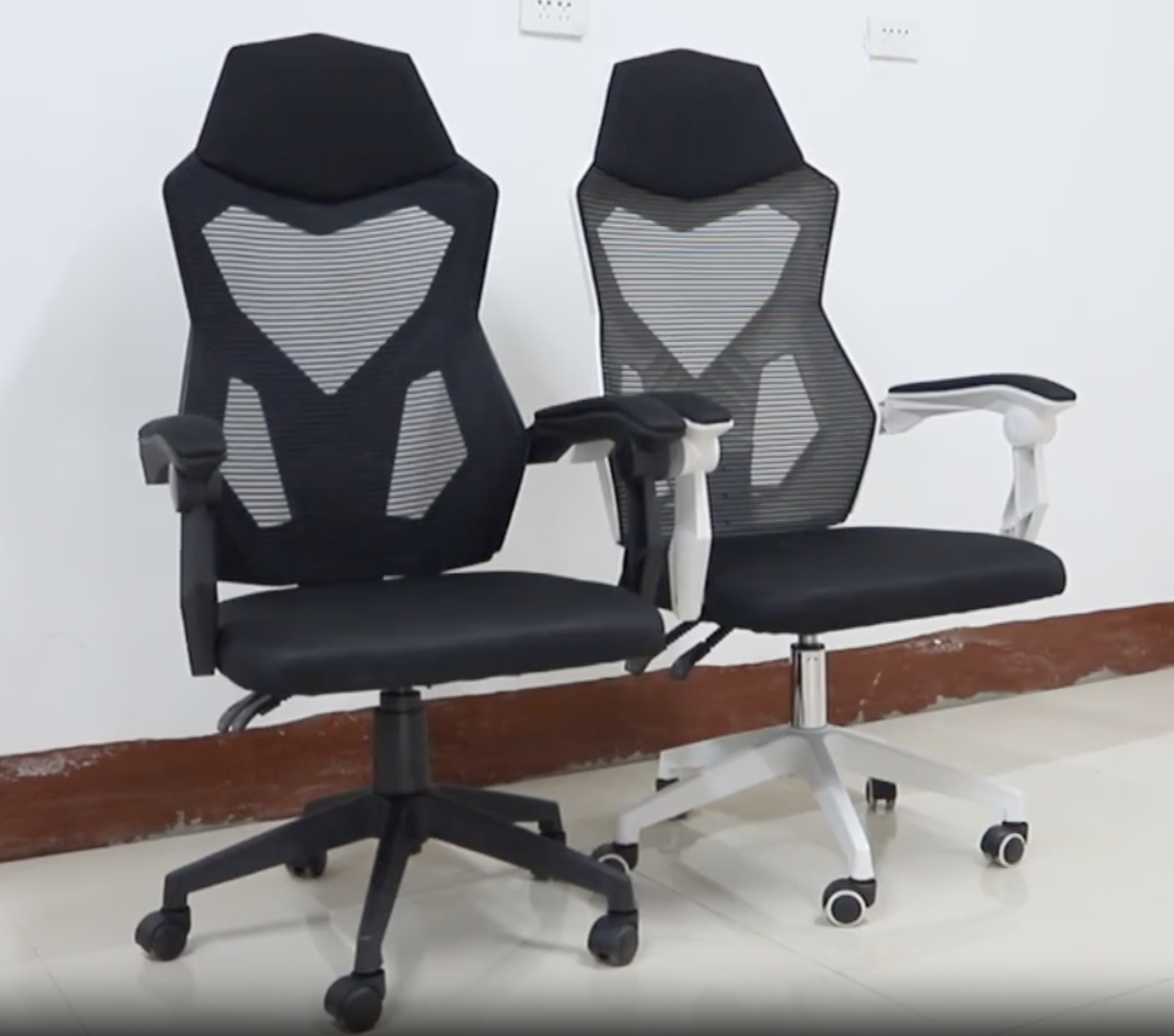 High Back Ergonomic Swivel PC Office Gaming Chairs With Footrest