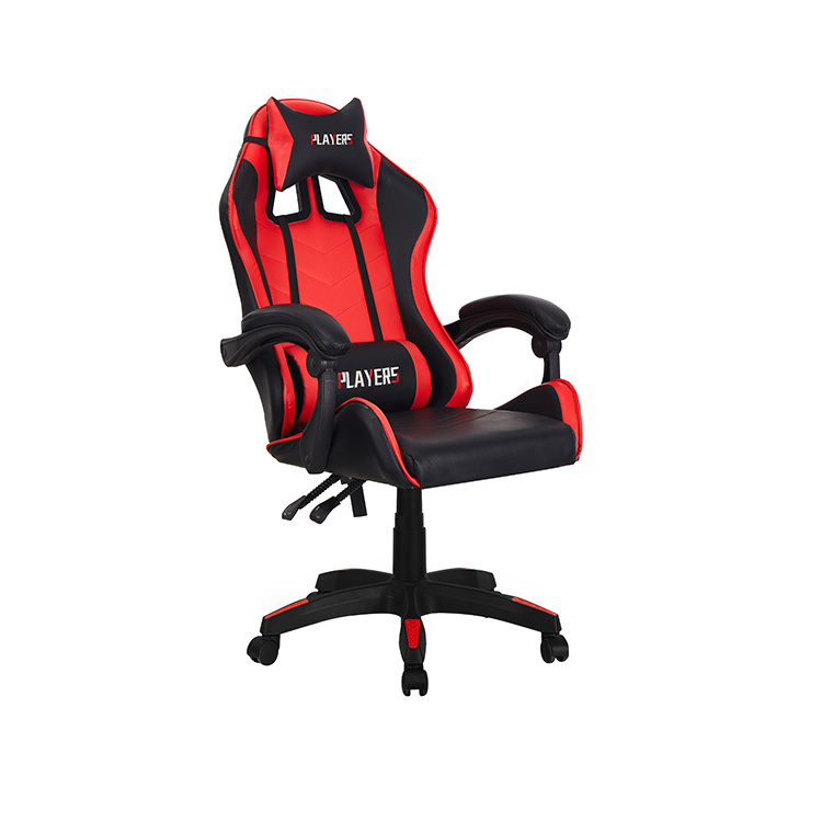 Factory Cheap Price Heavy Duty Commercial Chair Customized Logo Silla Gamer PU Leather Gaming Chair