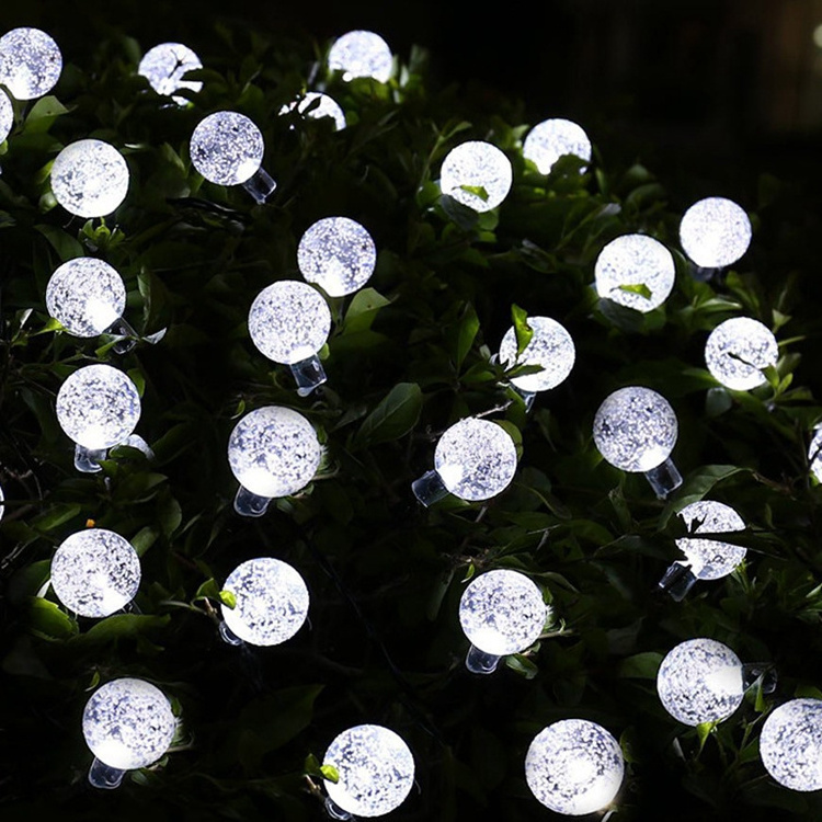 Outdoor Waterproof 50 LED Solar Holiday Lighting String Lights Outdoor Solar Powered Fairy Lights Decoration For Holiday Gifts