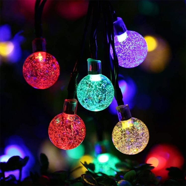 Outdoor Waterproof 50 LED Solar Holiday Lighting String Lights Outdoor Solar Powered Fairy Lights Decoration For Holiday Gifts