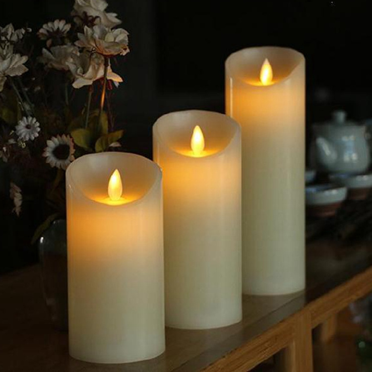 Flameless Battery Operated Led Votive Candles Christmas Candles Led Electric Moving Flame Candle Wedding Birthday Party Decor