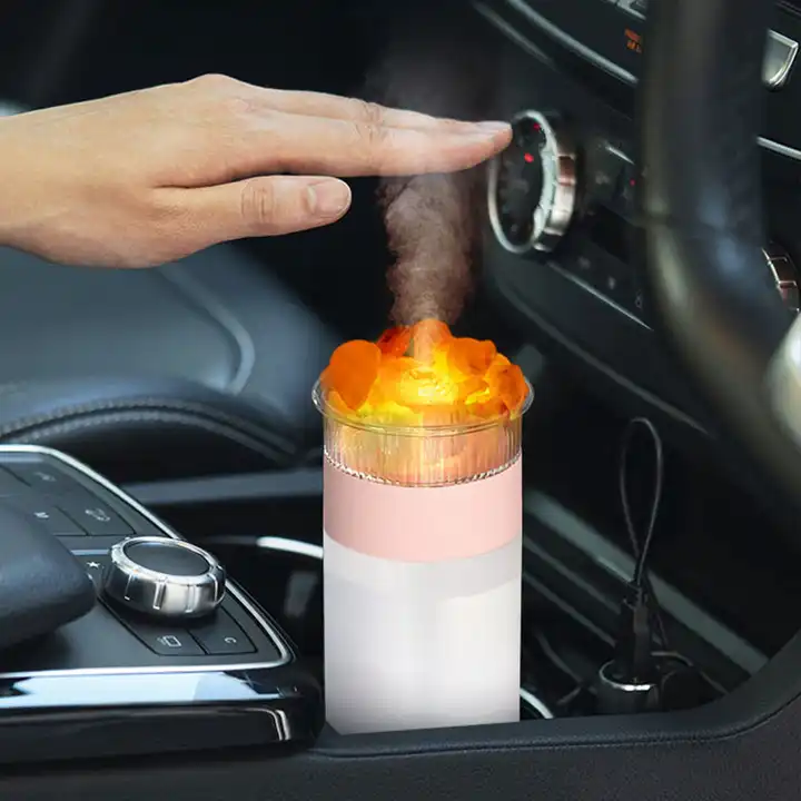 Aromatherapy salt lamp spray humidifier, automobile fragrance deodorizer, bedroom humidifying spray machine