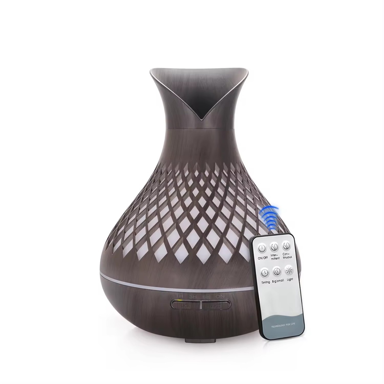 Colorful Lights Wood Grain Aroma Diffuser New Commercial Aroma Diffuser 2024 Aroma Oils For Diffusers