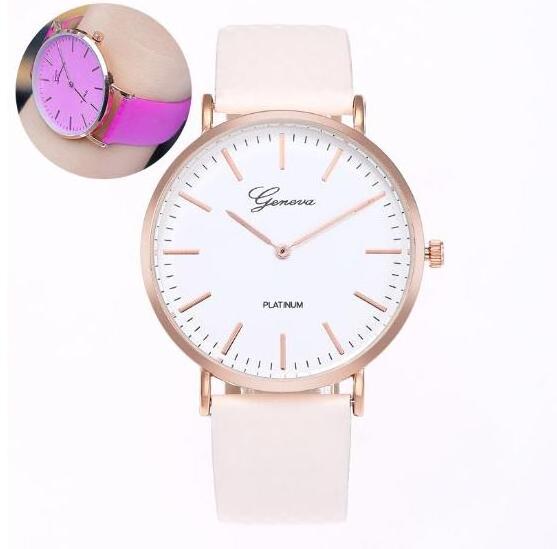 Create your fashion brand new Style color changing with sunshine Women Watch Quartz Wristwatches Relogio Feminino ladies watches