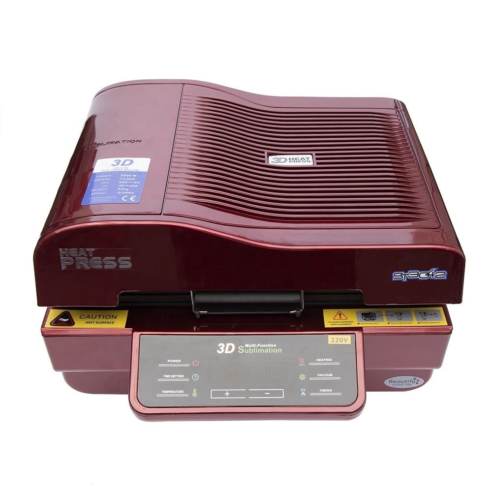 3d Vacuum sublimation digital printer machine price ST-3042