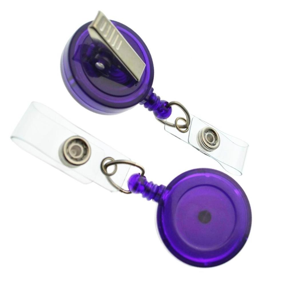 Custom Bulk Premium Retractable Name Badge Reels with Alligator Swivel Clip