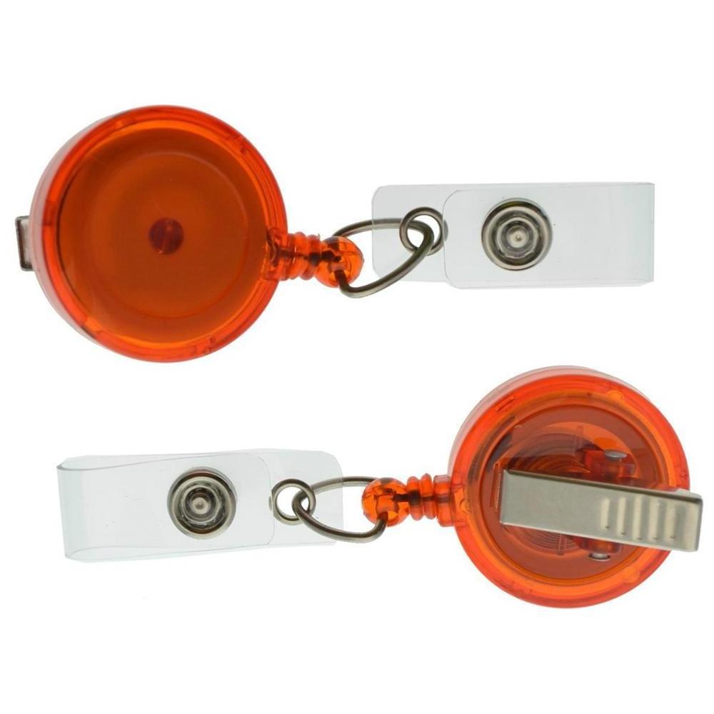 Custom Bulk Premium Retractable Name Badge Reels with Alligator Swivel Clip