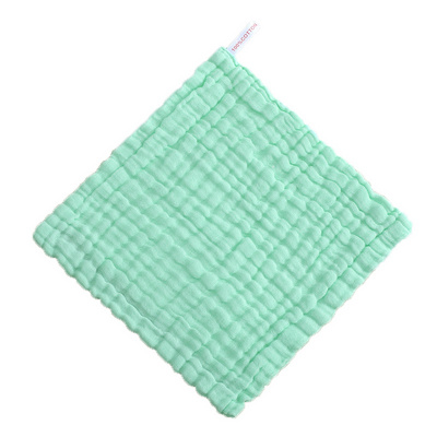 6 Layers Organic Cotton Newborn Baby Face Towel Square Muslin Burp Cloths 100% Combed Cotton Baby Saliva Towel Soft Washcloth