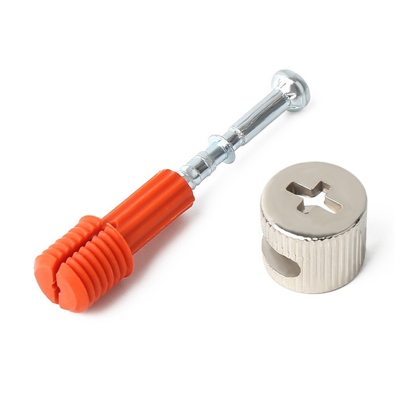 Connecting fitting cam lock bolt 6mm screw three in one connector cam bolt sets