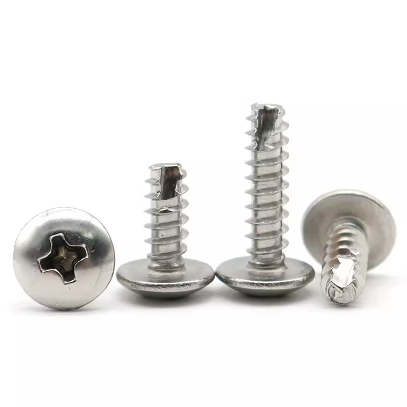 Stainless Steel M3 M4 M5 M6 M8 Phillips Umbrella Truss Head Thread Cutting Screws