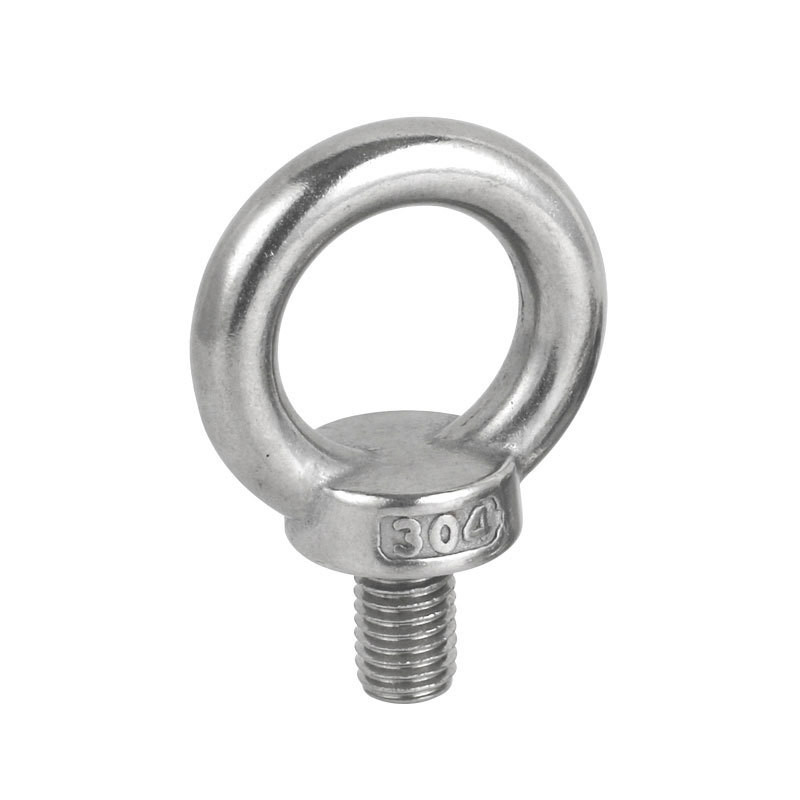 M3 M4 M5 M6 M8 M10 DIN580 304 Stainless Steel Marine Lifting Eye Screws bolts 15mm