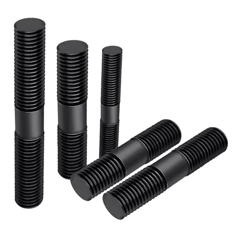 Stud bolt threaded High quality carbon steel GB901 black oxide double end studs bolt M2-M56