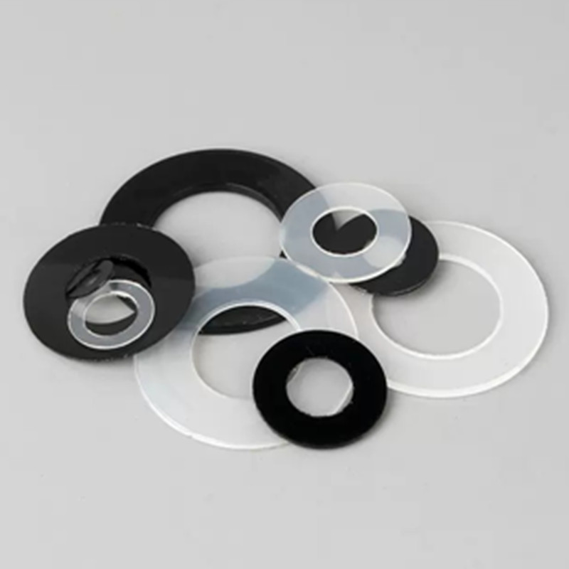 DIN125 M2 M2.5 M3 M4 M5 M6 M8 M10 Black Plastic Nylon Washer Plated Flat Spacer Washer Gasket Ring