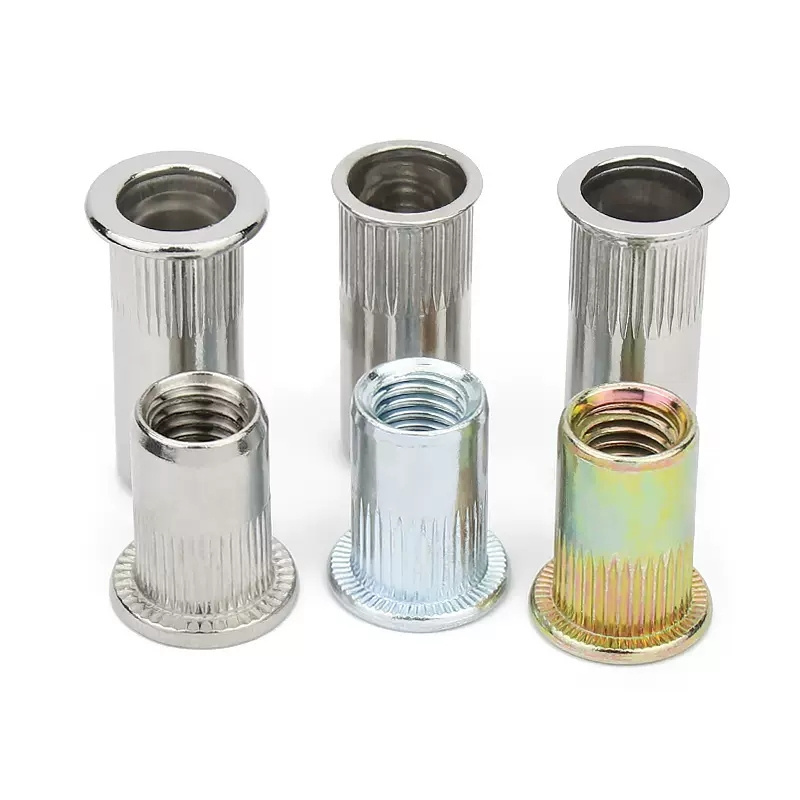 M2 M3 M4 M5 M6 M8 x 35mm Aluminum Flat Countersunk CSK Head Rivet Nut Blind Close End Insert Rivet Nuts