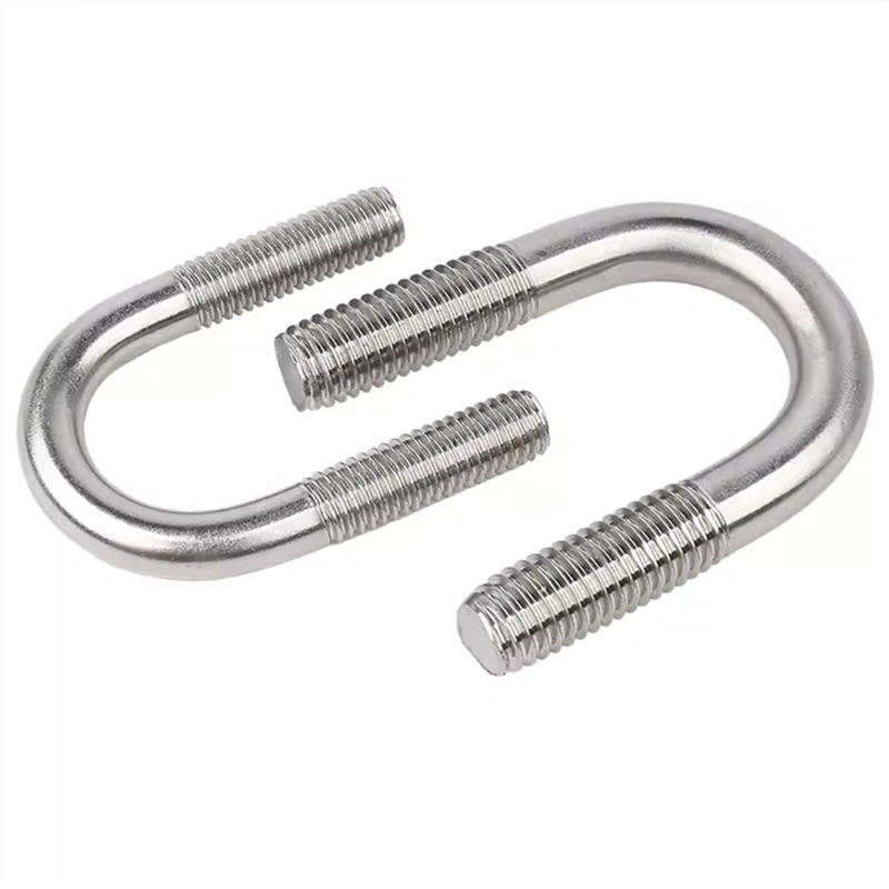 Carbon Steel Anchor Bolt Stainless Steel U Bolts Customized Bend or Flat U Bolts and Nuts with Washers