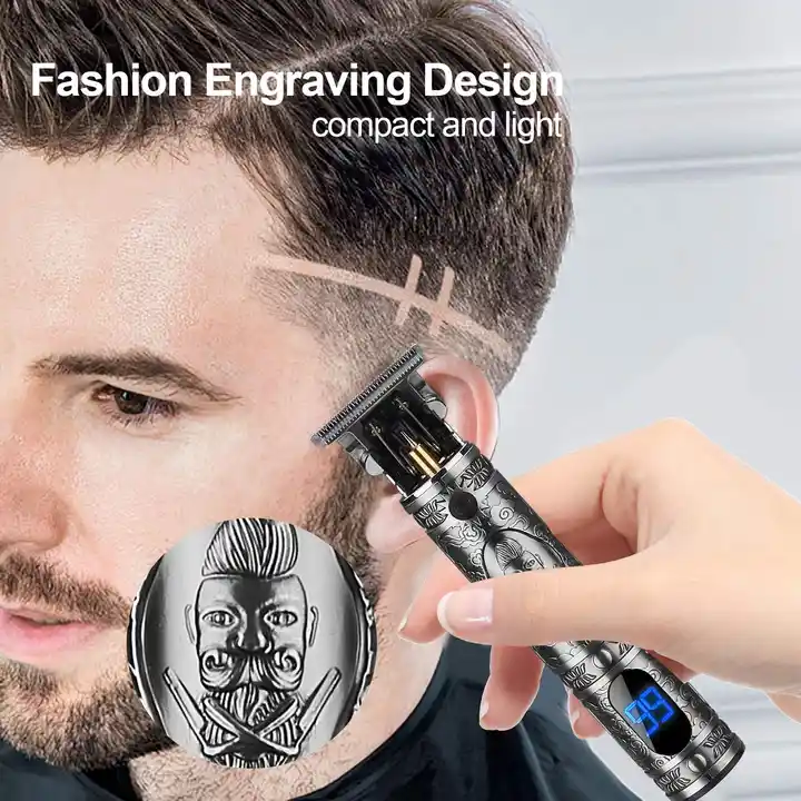 Tihair Jm-700al Suit Professional Rechargeable Cordless All Metal Cutting Machine Men Electric Hair Trimmer Clippers