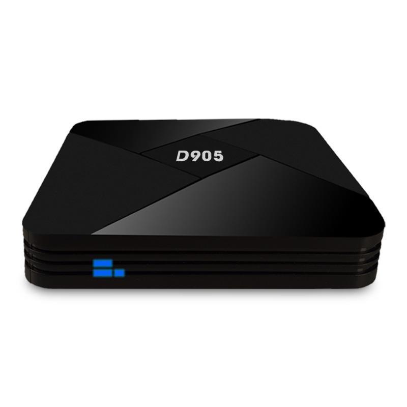 OEM Set Top Box TV Digital D905 HD 4k Android7.1 Amlogic S905x Box Android TV 2.4g/5g Wifi Custom Memory TV Box